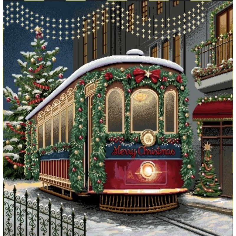 Carré - Wagon de Noël