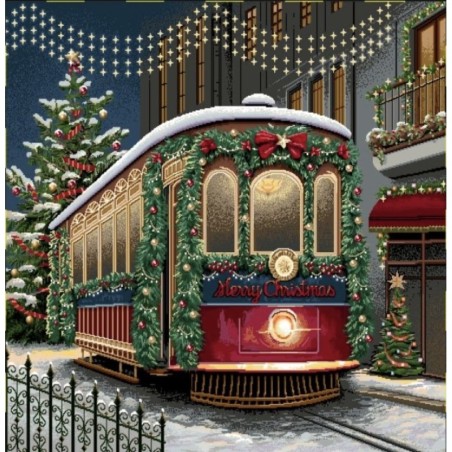 Carré - Wagon de Noël