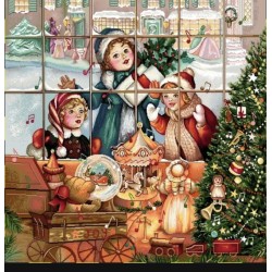 Carre- Vitrine de Noël