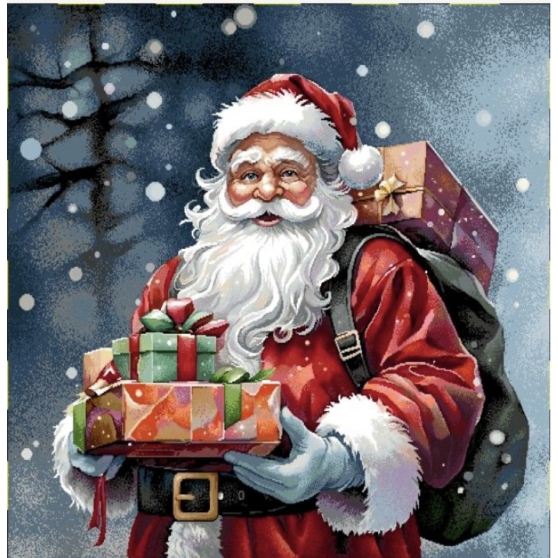 Carre-Père Noël et les cadeaux