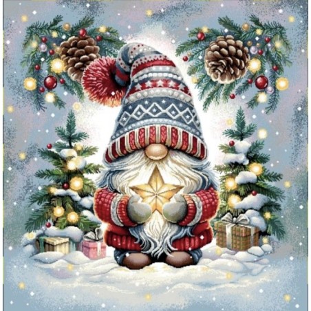 Carre-Lutin de noel étoile
