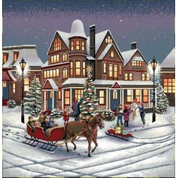 Carre- Calèche dans le quartier