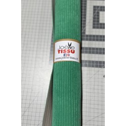 Coupon velours cottelé - Vert prairie