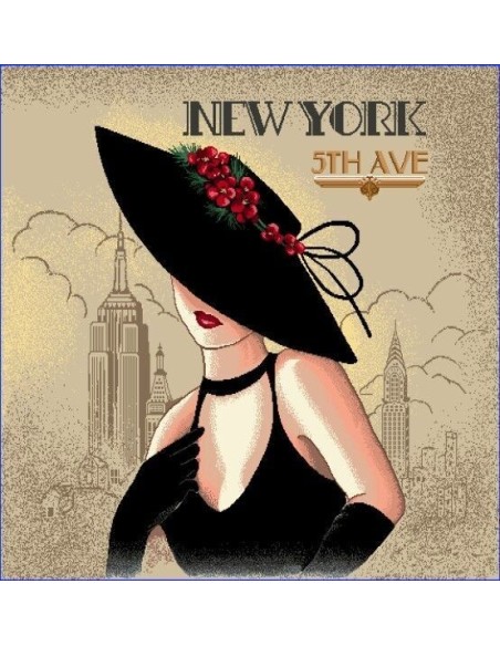 carré, jacquard, coussin, sac, femme, new york, usa