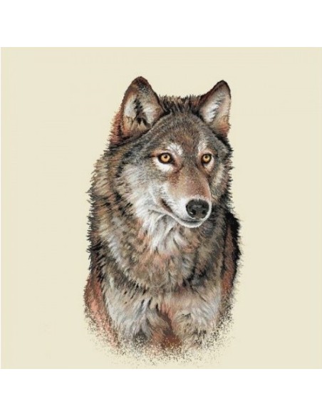 carré, jacquard, coussin, sac, animaux, loup