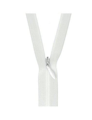 mercerie, fermeture éclair, à glissière, non séparable, invisible