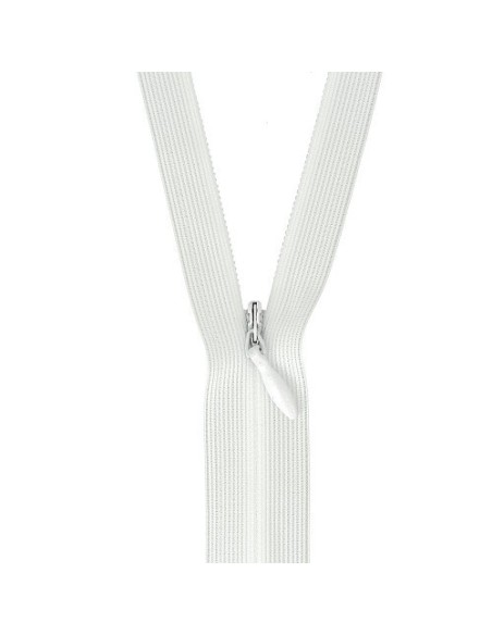 mercerie, fermeture éclair, à glissière, non séparable, invisible