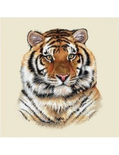 carré, jacquard, coussin, sac, animaux, tigre