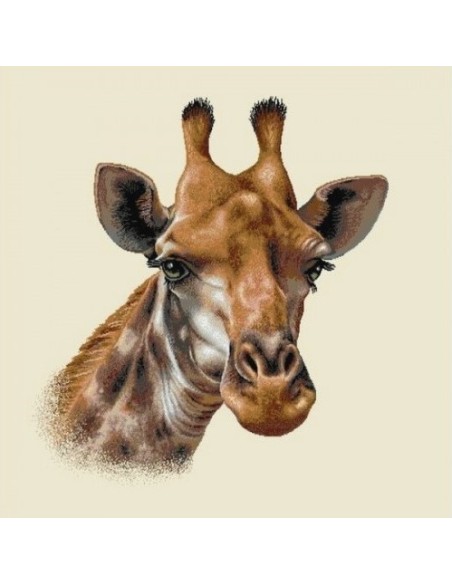 carré, jacquard, coussin, sac, animaux, girafe, savane, afrique