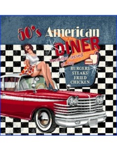 carré, jacquard, coussin, sac, diner, américain, usa