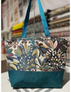 patron, sac à main, sac bi-matière, fiche