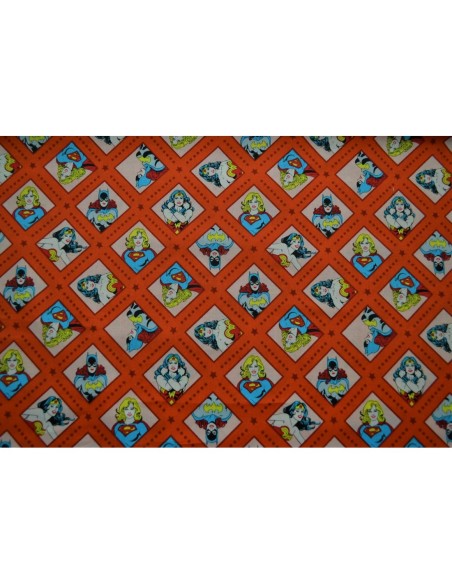 licences, coton, patchwork, dc comics, super héros, sacs, coussins, wonder woman, super woman