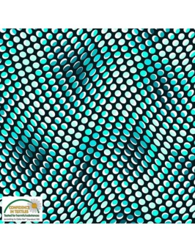 coton, patchwork, stof, pois, optique