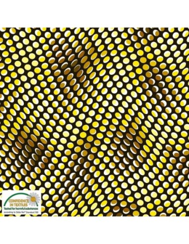 coton, patchwork, stof, pois, optique