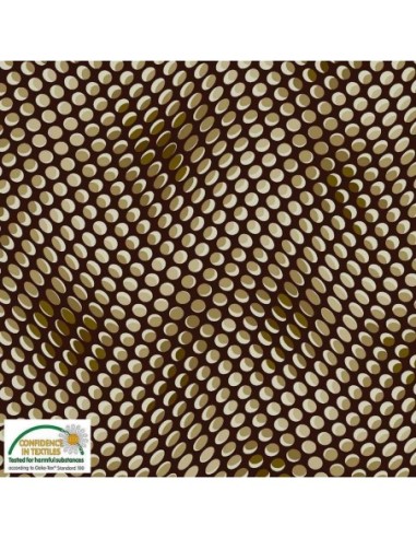 coton, patchwork, stof, pois, optique