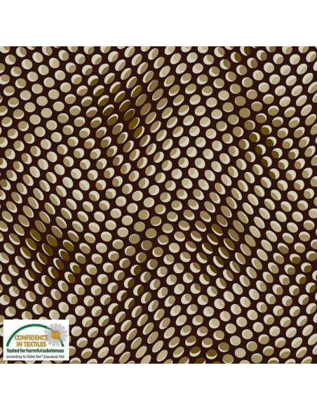 coton, patchwork, stof, pois, optique