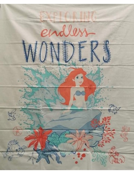 panneau, disney, sirène, enfant, dessin animé