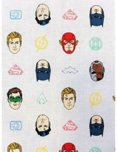 licences, coton, patchwork, dc comics, sacs, coussins