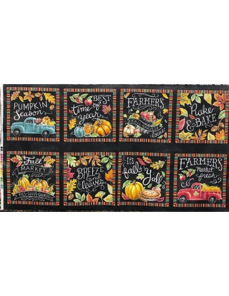 panneau, ferme, citrouille, tarte, automne