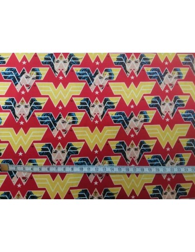 licences, coton, patchwork, dc comics, super héros, sacs, coussins, wonder woman