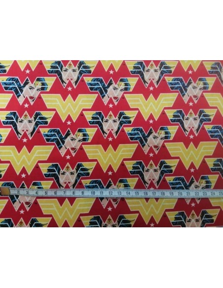 licences, coton, patchwork, dc comics, super héros, sacs, coussins, wonder woman