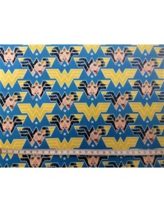 licences, coton, patchwork, dc comics, super héros, sacs, coussins, wonder woman