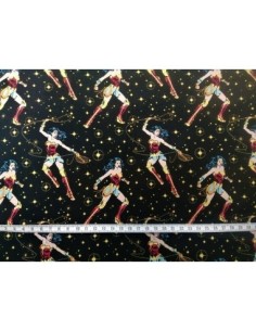 licences, coton, patchwork, dc comics, super héros, sacs, coussins, wonder woman