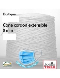 mercerie, ruban, élastique rond, masque