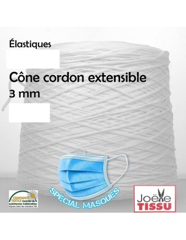 mercerie, ruban, élastique rond, masque