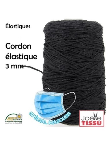 mercerie, ruban, élastique rond, masque