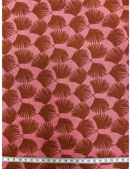 coton, cotonnade, feuilles de palmier, plante, sac, coussin, pochette