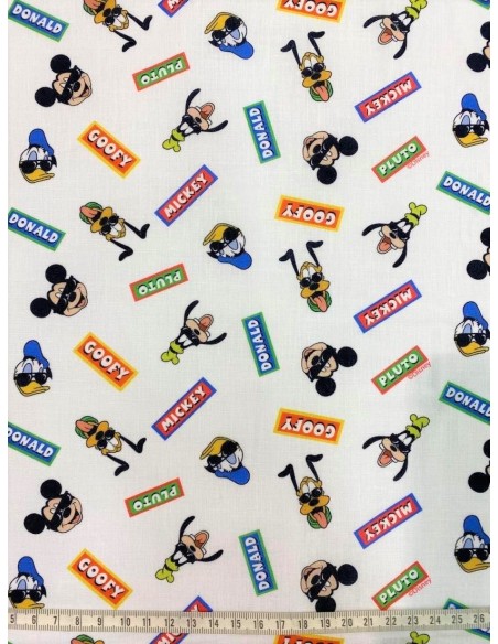 licence, popeline, disney, mickey, enfants, sacs, coussins