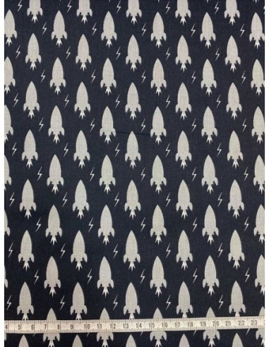 coton, cotonnade, fusées, espace, enfant, coussins, sacs