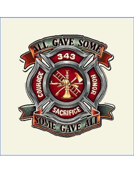 carré, jacquard, coussin, sac, pompier, enfant