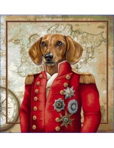 carré, jacquard, coussin, sac, animaux, chien, teckel