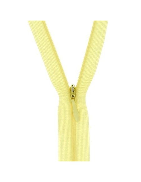 mercerie, fermeture éclair, à glissière, non séparable, invisible