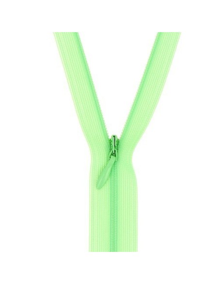 mercerie, fermeture éclair, à glissière, non séparable, invisible