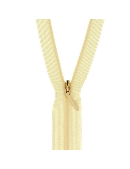 mercerie, fermeture éclair, à glissière, non séparable, invisible