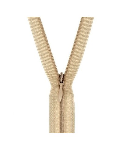 mercerie, fermeture éclair, à glissière, non séparable, invisible