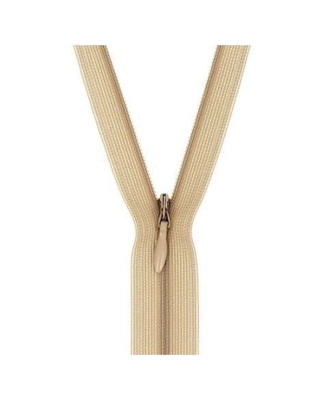 mercerie, fermeture éclair, à glissière, non séparable, invisible