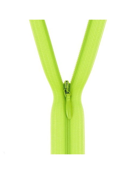 mercerie, fermeture éclair, à glissière, non séparable, invisible