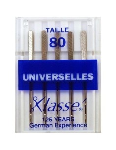 mercerie, aiguilles machine à coudre, universelles