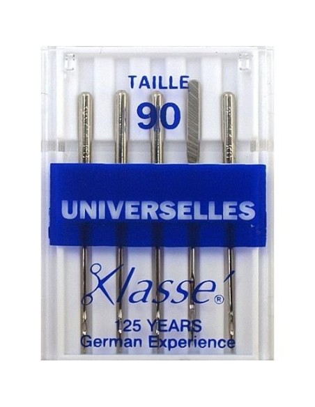 mercerie, aiguilles machine à coudre, universelles