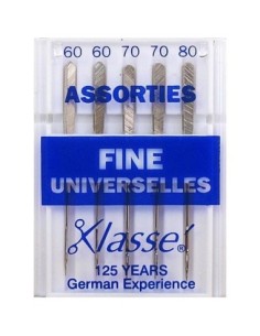 mercerie, aiguilles machine à coudre, universelles