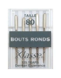 mercerie, aiguilles machine à coudre, universelles, bout rond