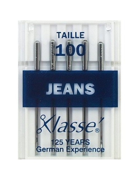 mercerie, aiguilles machine à coudre, universelles, jean