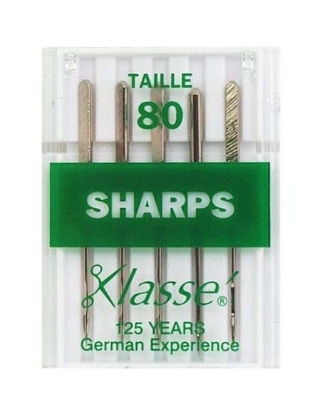 mercerie, aiguilles machine à coudre, universelles, sharps