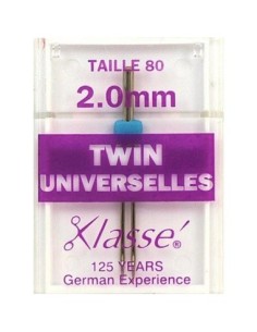 mercerie, aiguilles machine à coudre, universelles, twin, double