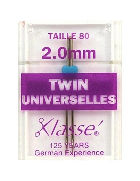 mercerie, aiguilles machine à coudre, universelles, twin, double