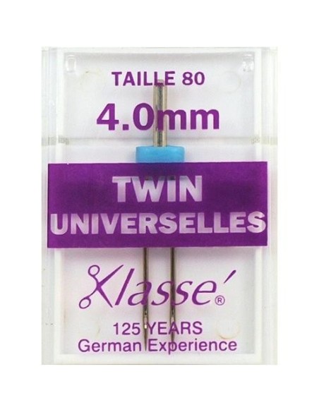 mercerie, aiguilles machine à coudre, universelles, twin, double